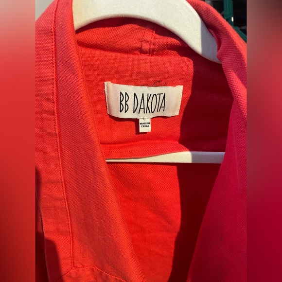 BB Dakota, size small, cropped red relaxed blazer - Picture 5 of 5